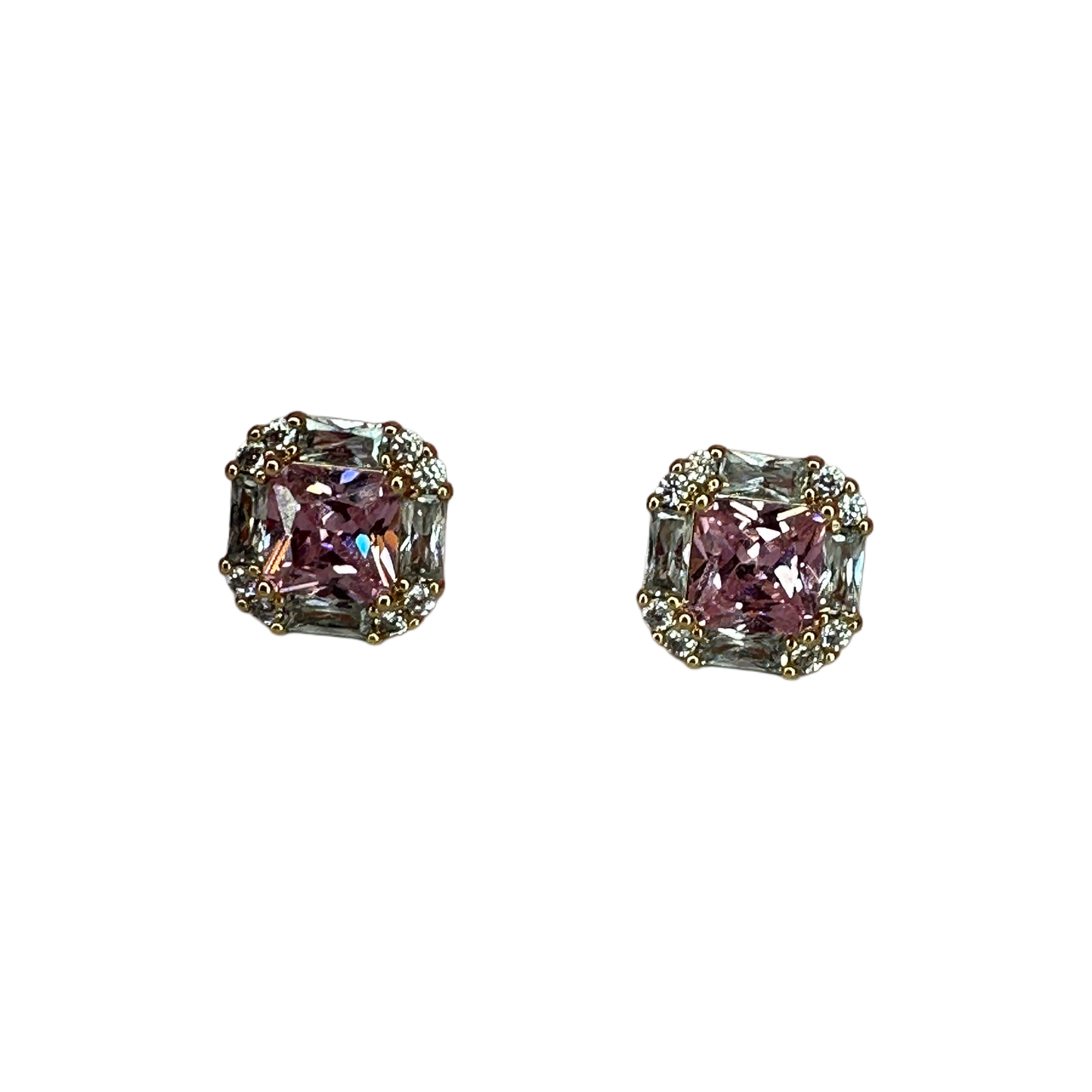 Pink studs