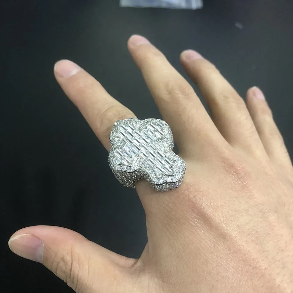 icy chrome ring