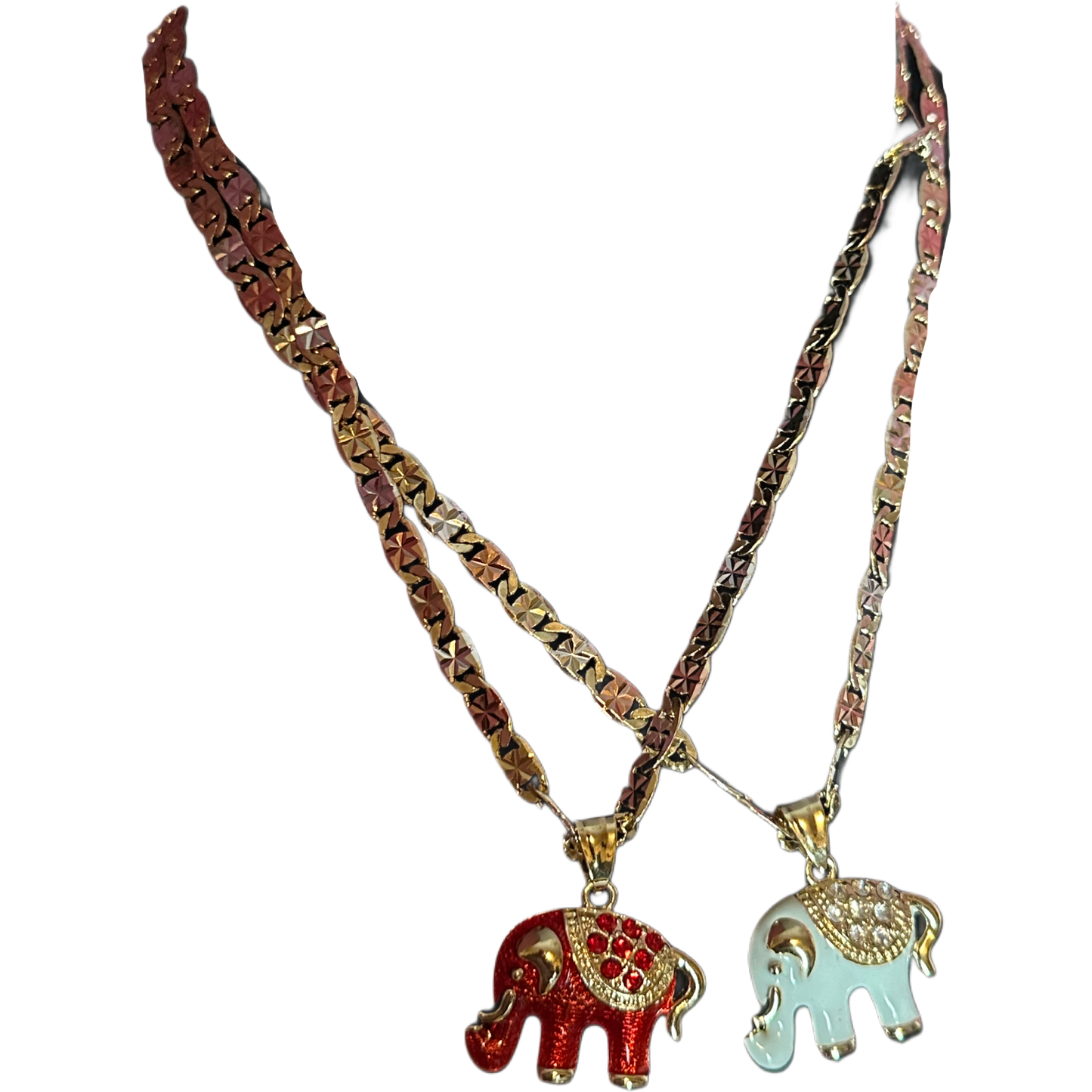 Tri gold elephant