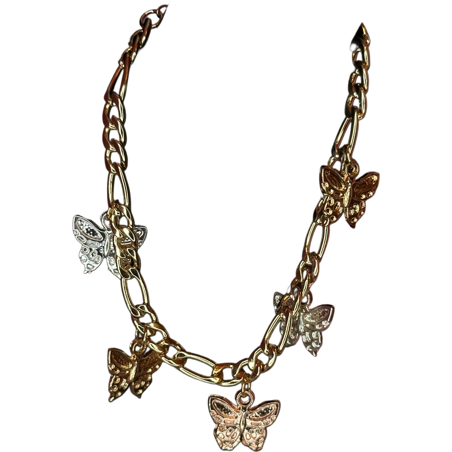 Tri gold butterflies