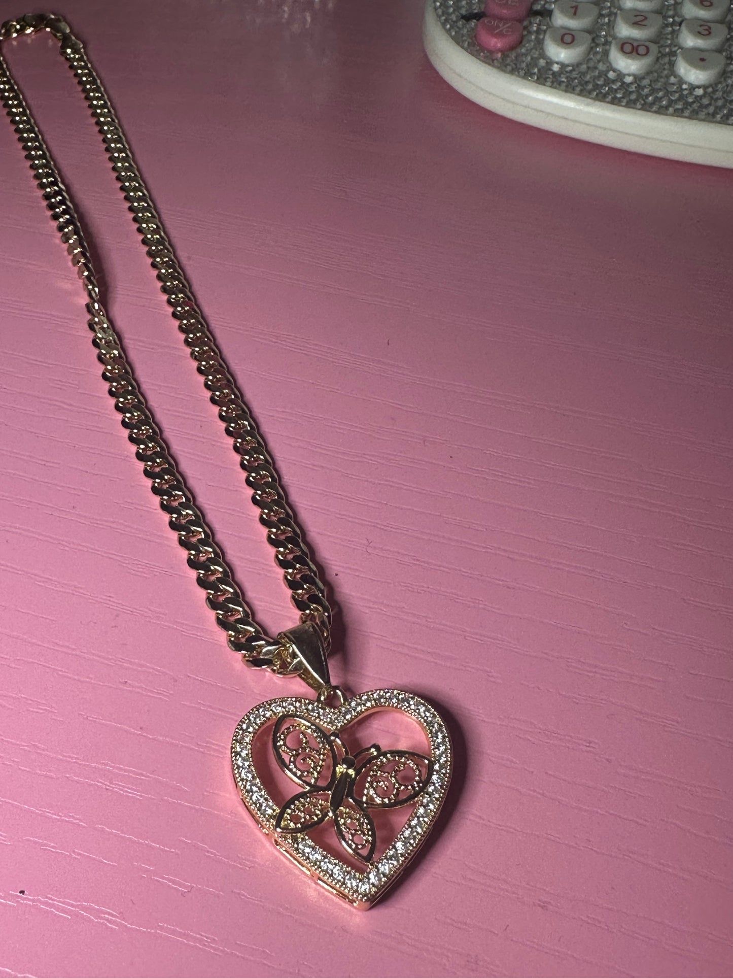 Love butterfly necklace