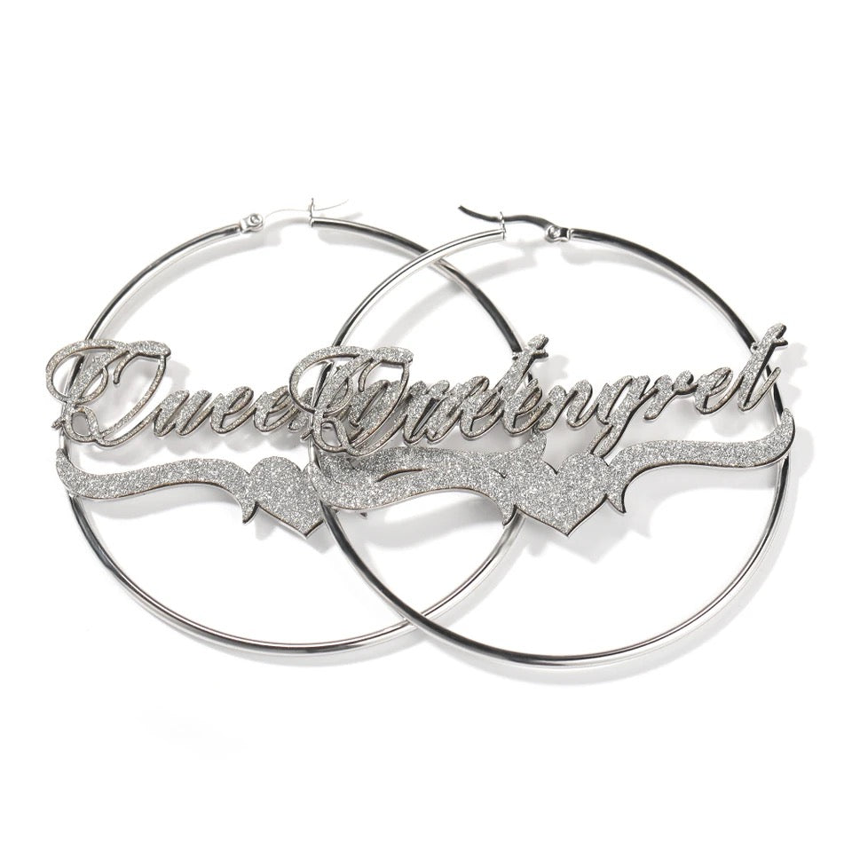 custom icy hoops