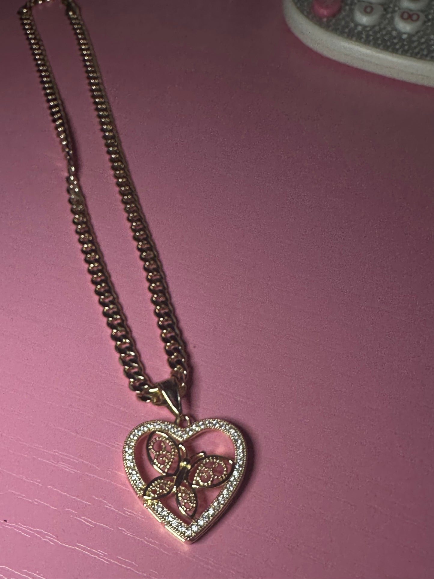 Love butterfly necklace