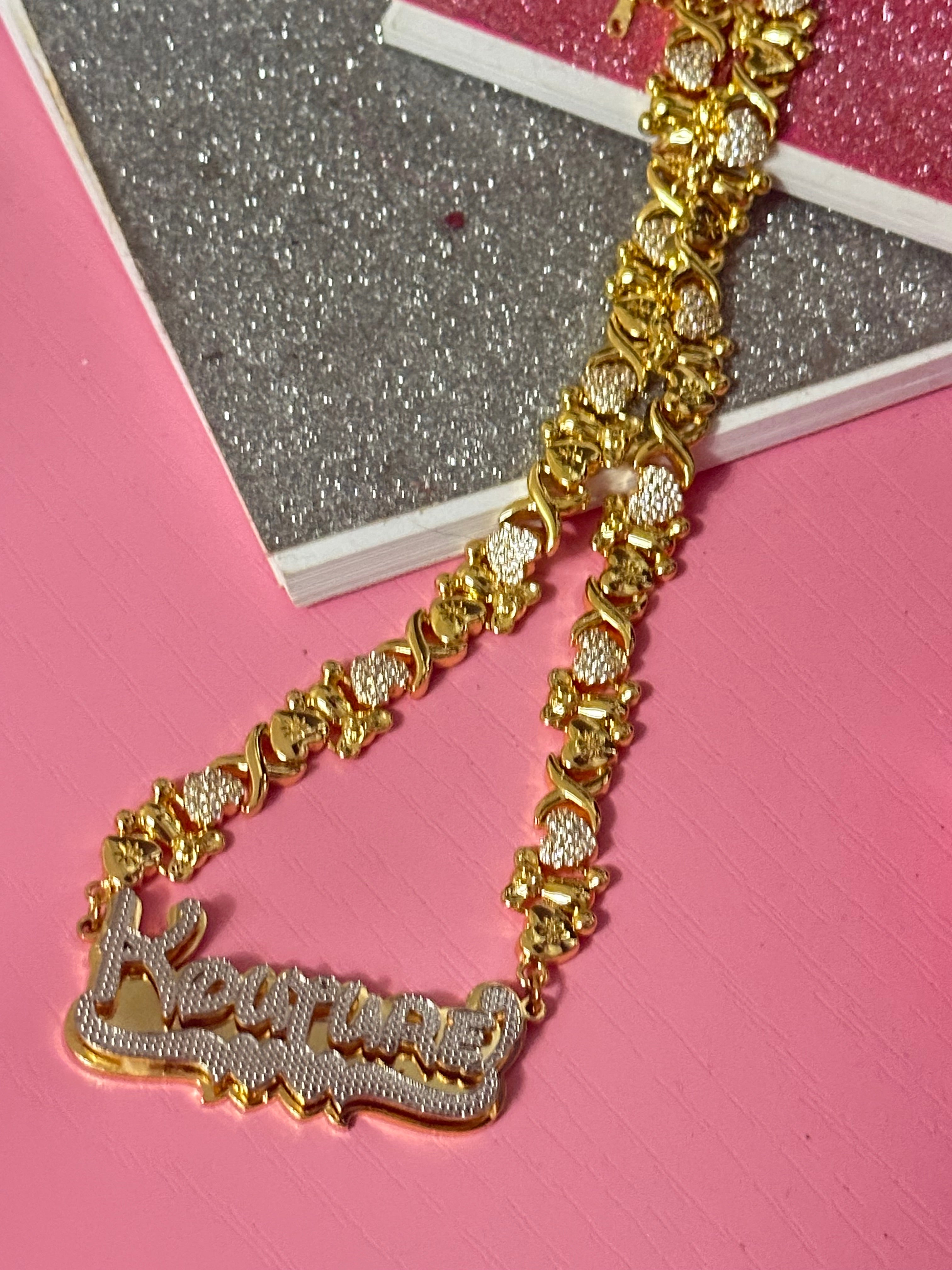 Bear xo 3d name plate