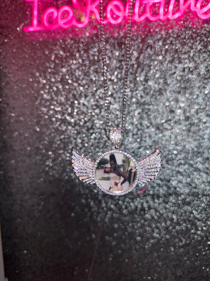 Angel photo pendant