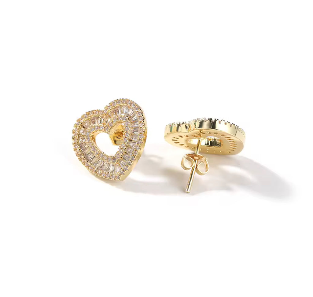Open Heart Studs