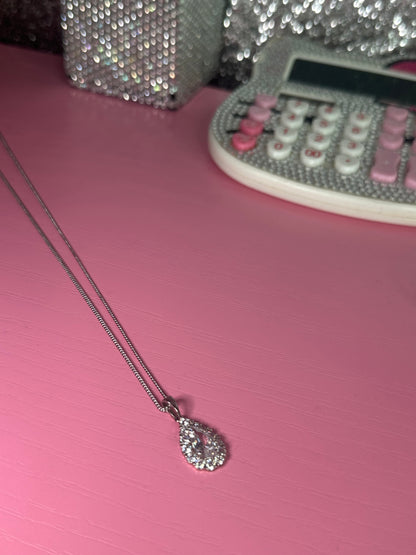 Tear drop necklace