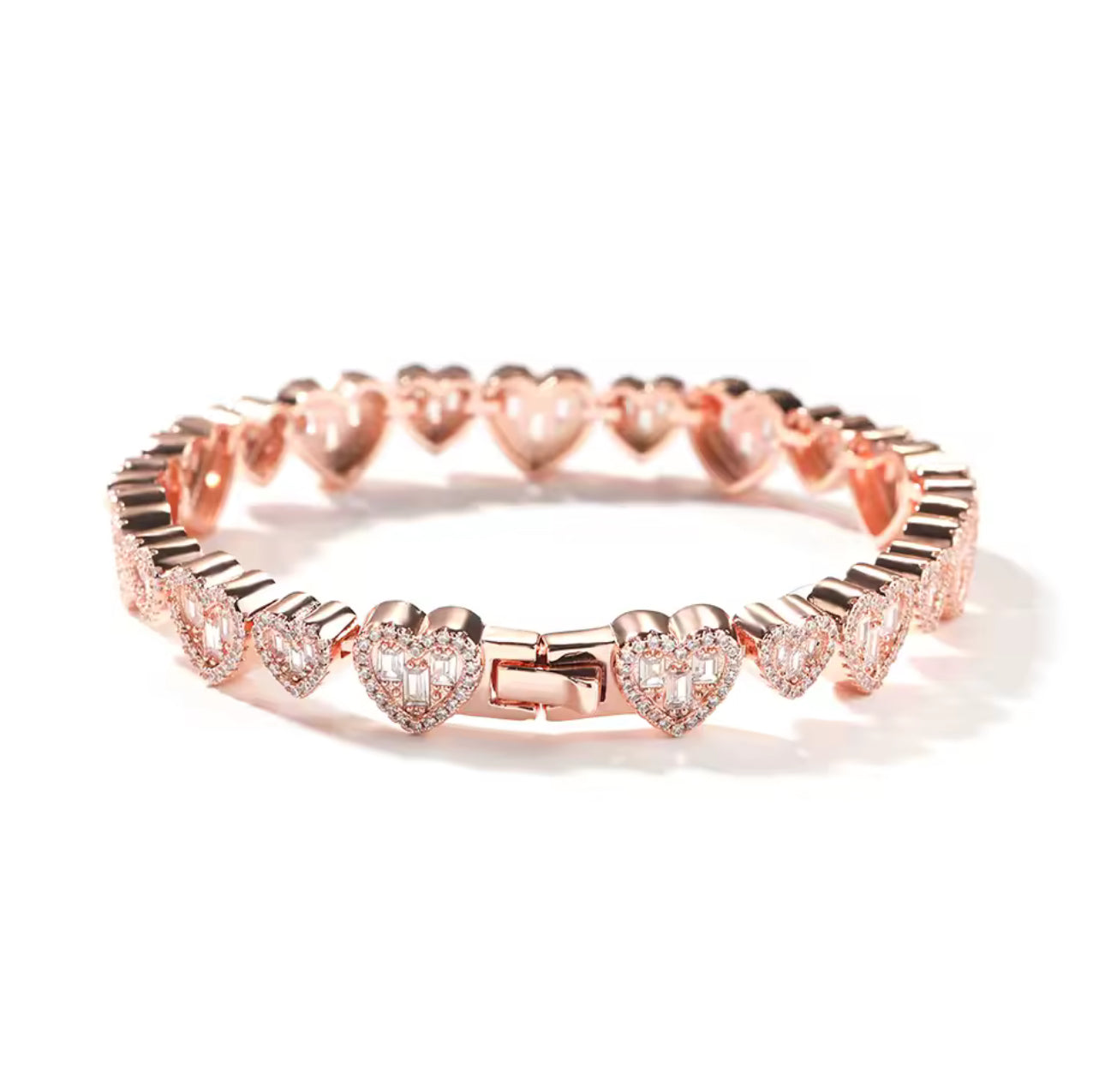 Heart baguette 2.0 bracelet