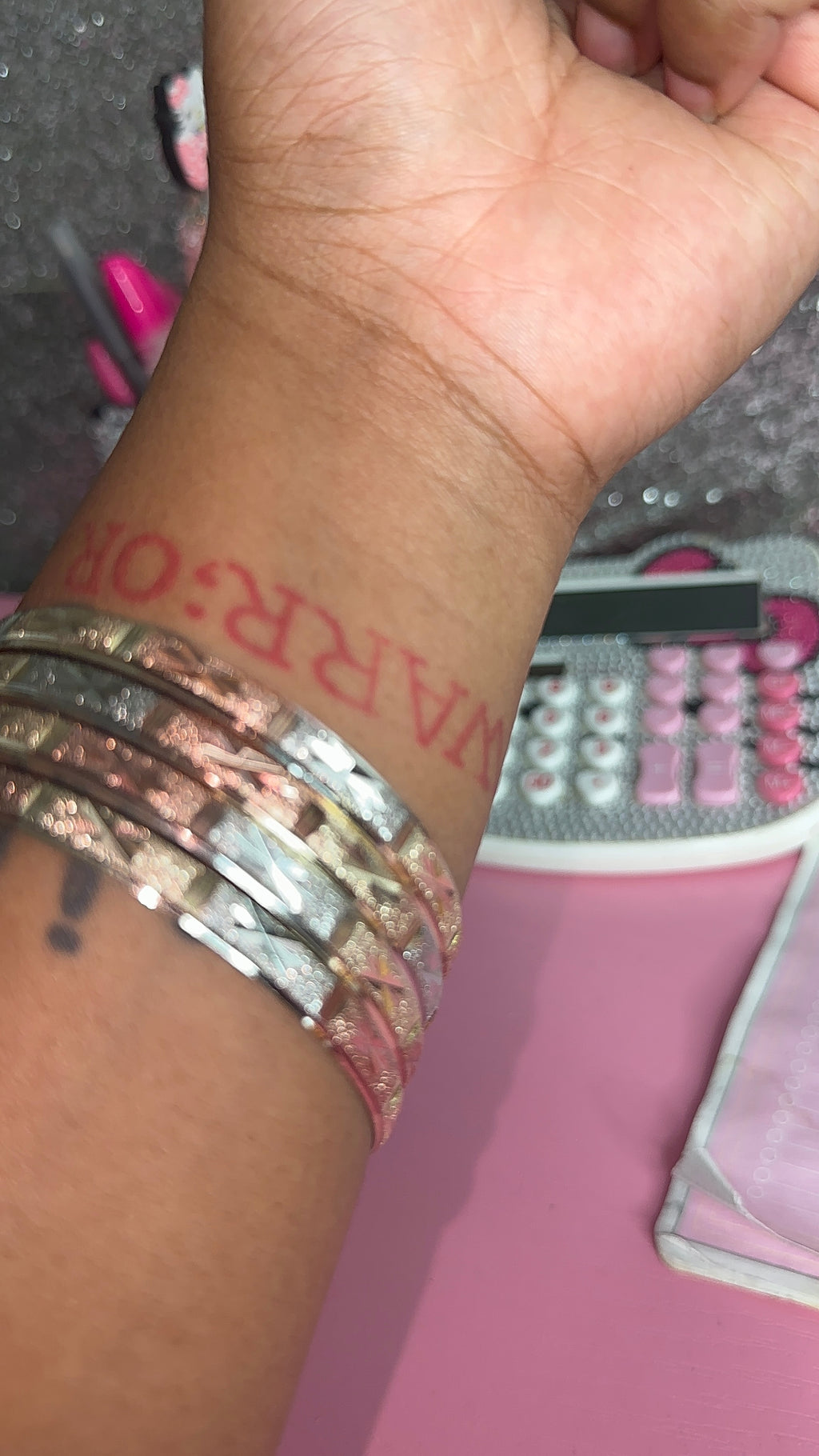 4pc Tri gold bangles