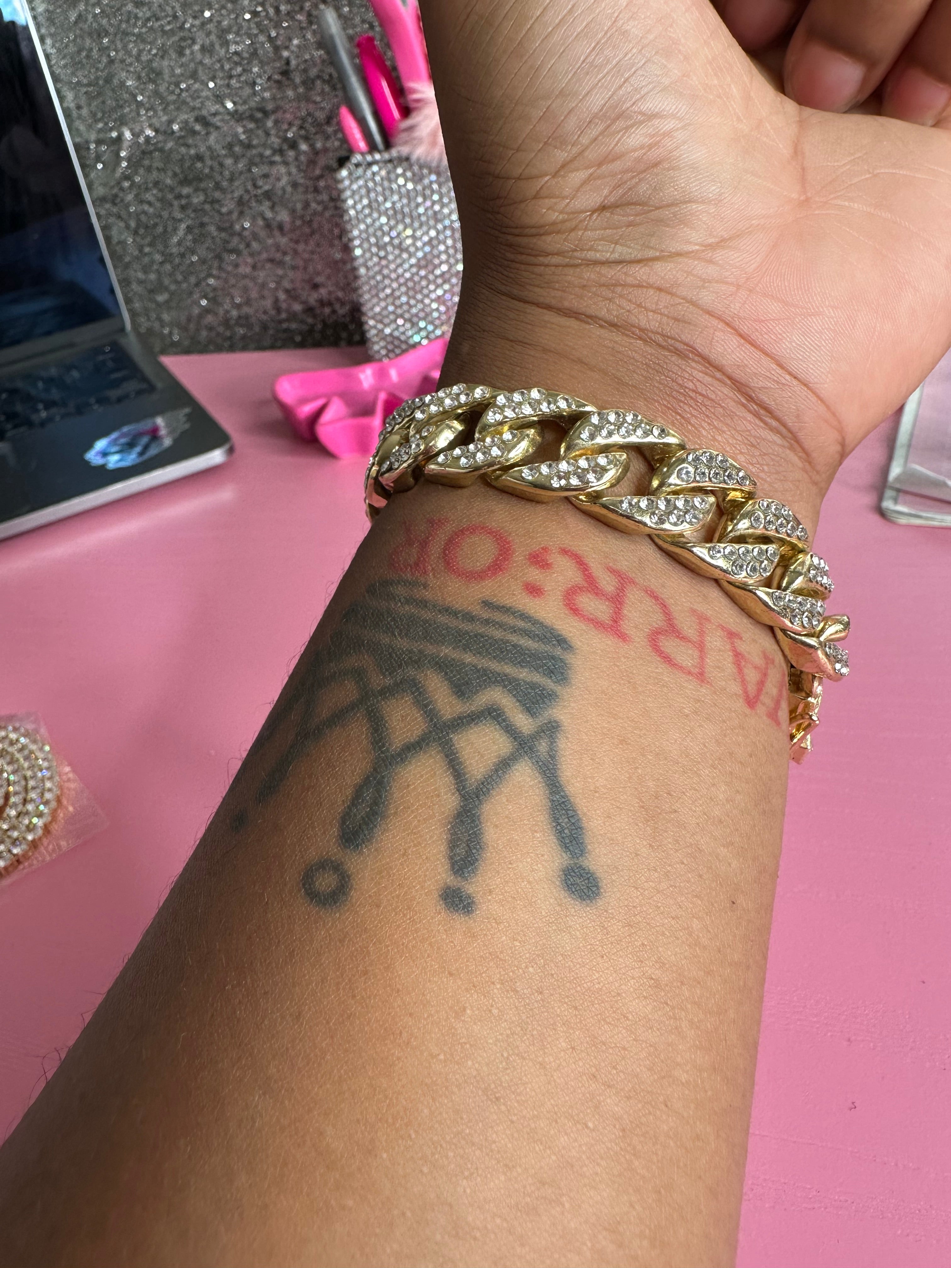 Thick Cuban bracelet