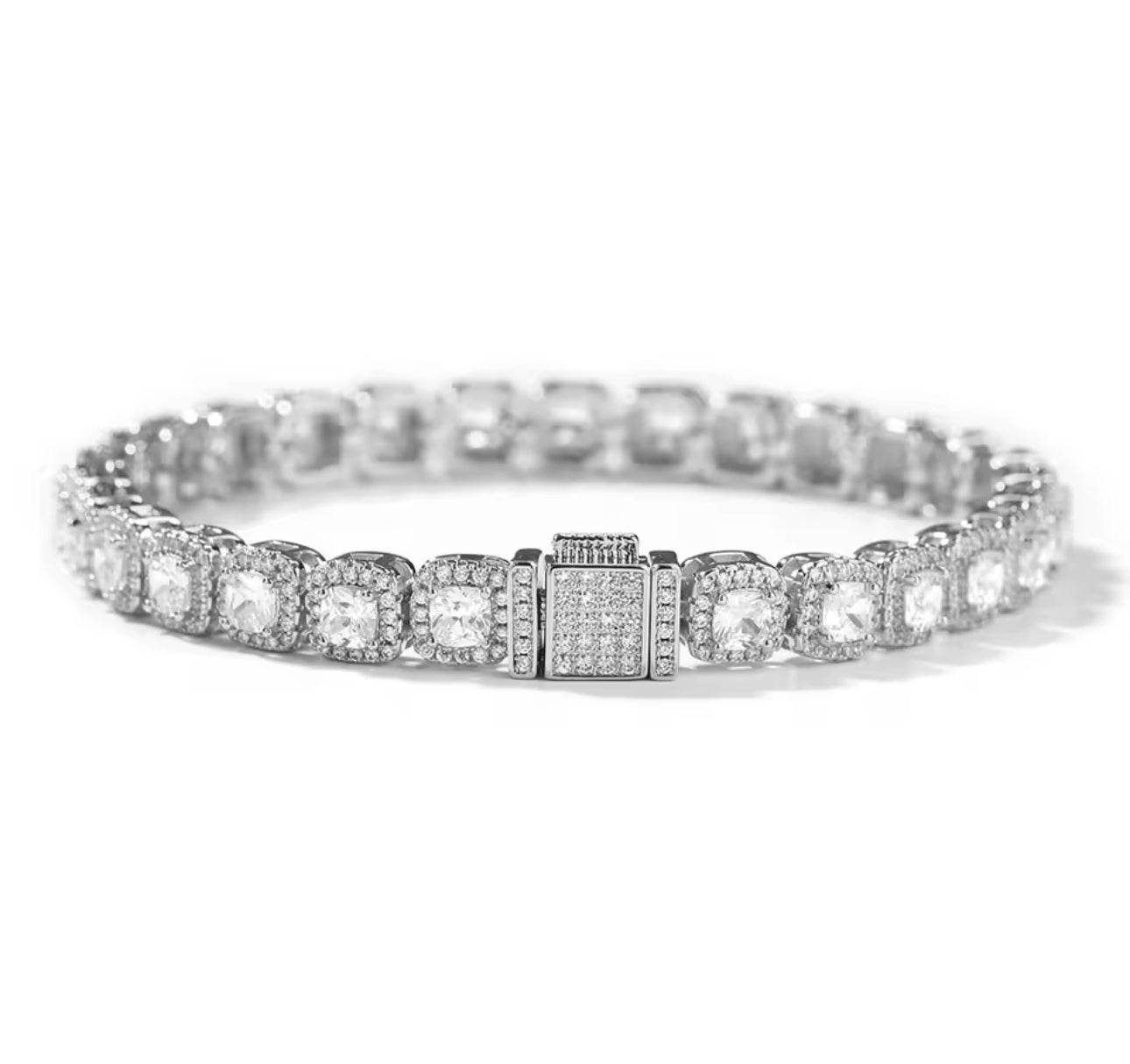 7mm Icy Cluster Bracelet