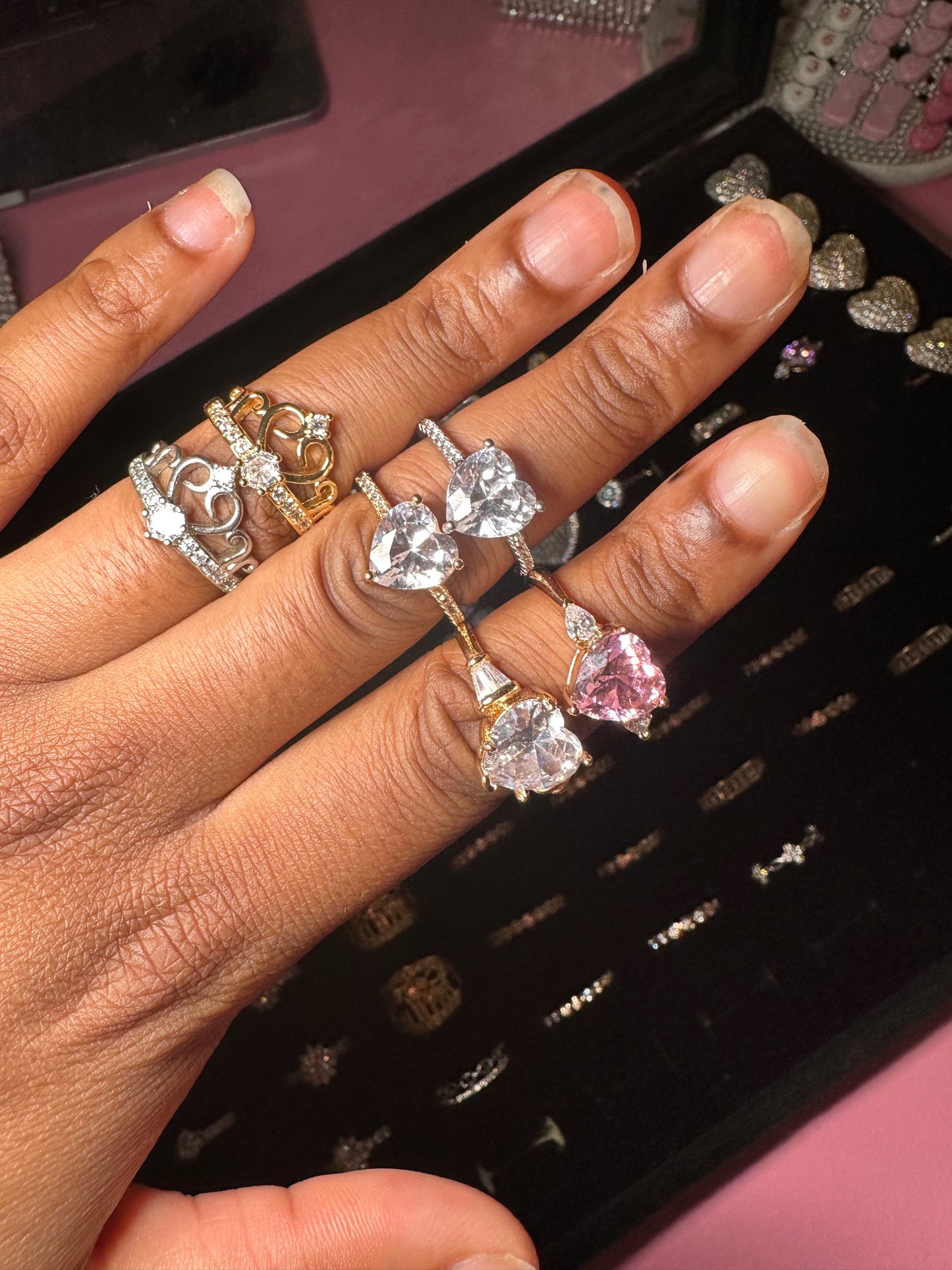 2pc size 6 rings