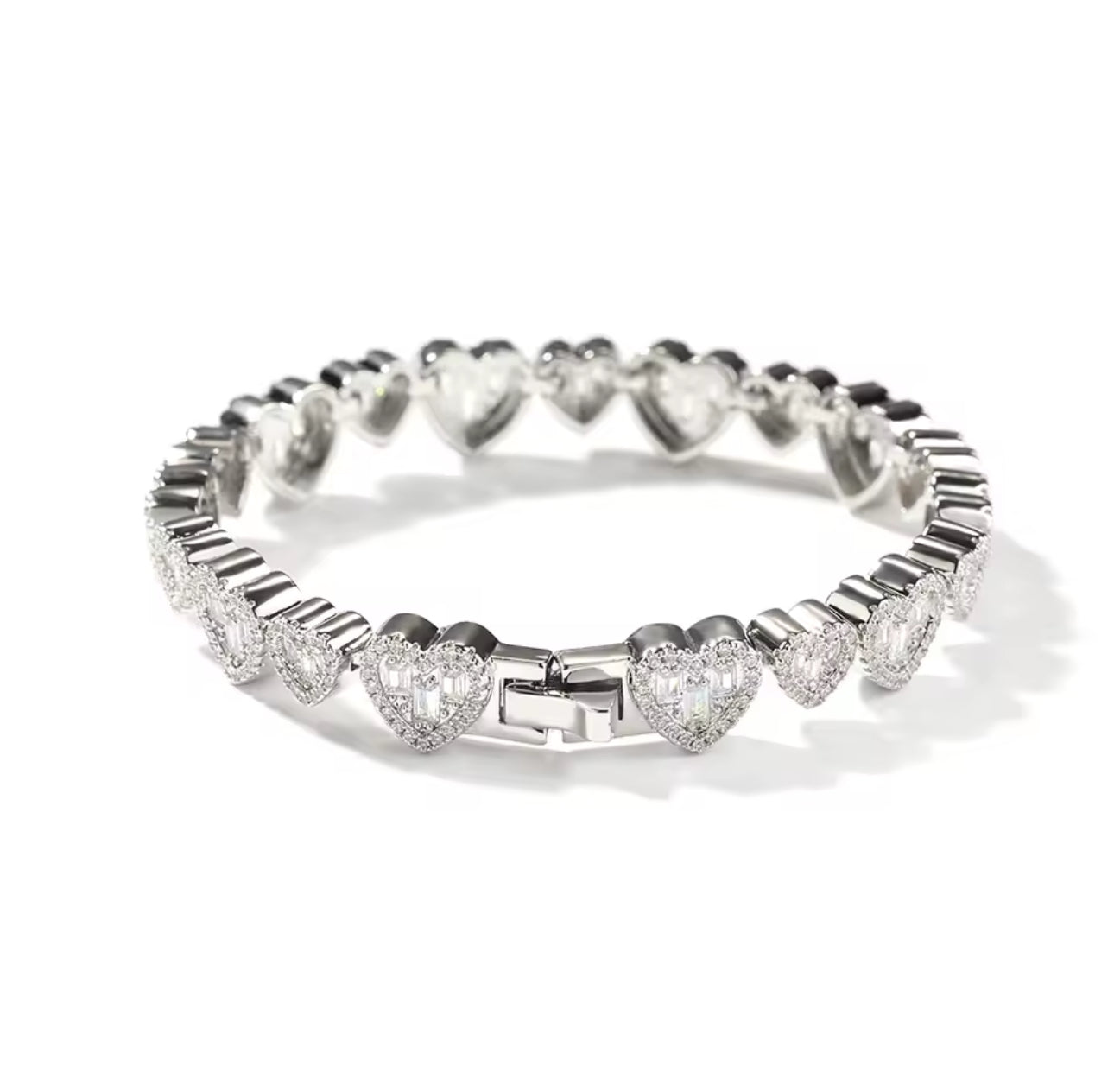 Heart baguette 2.0 bracelet