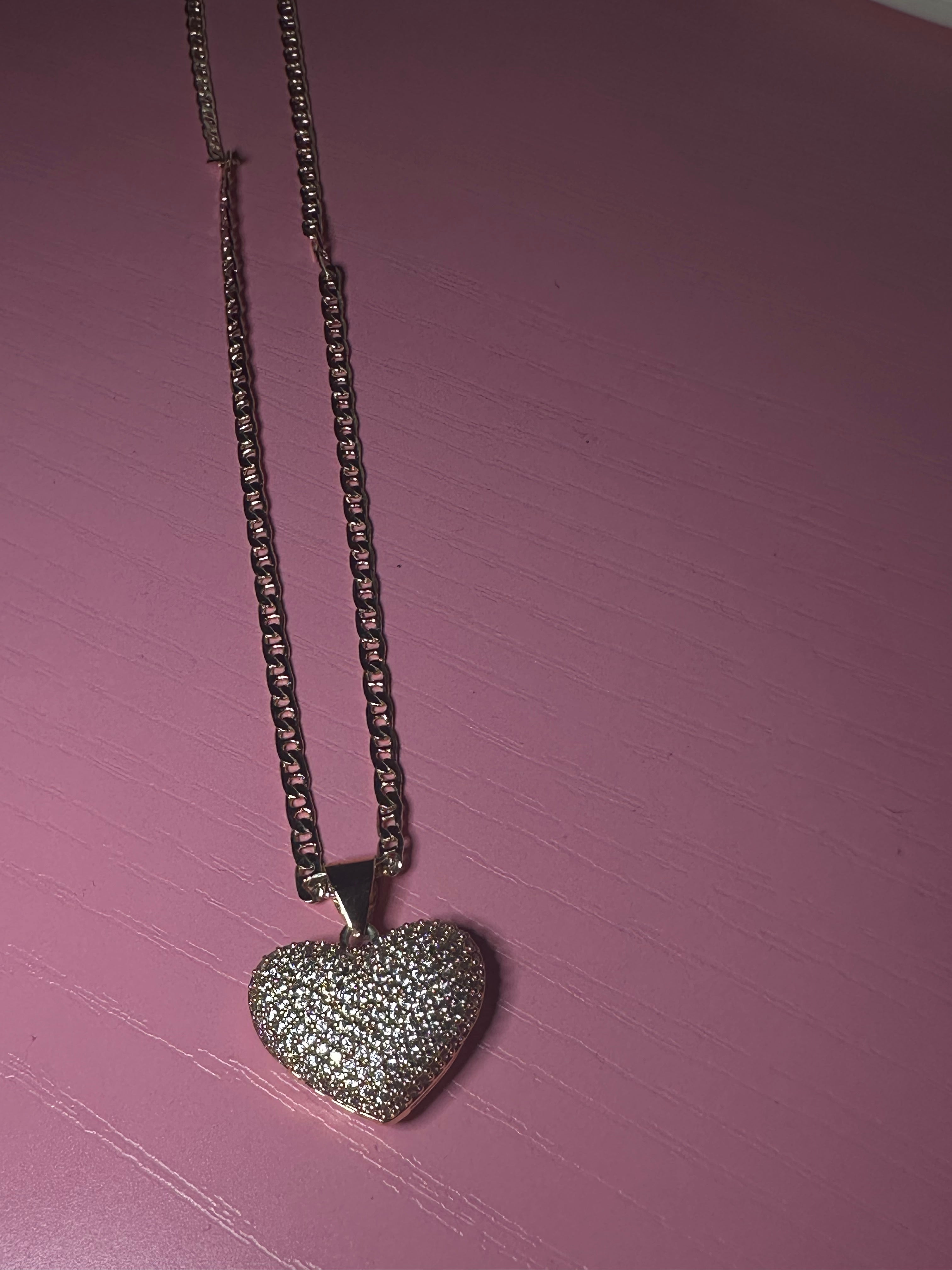 Big heart necklace
