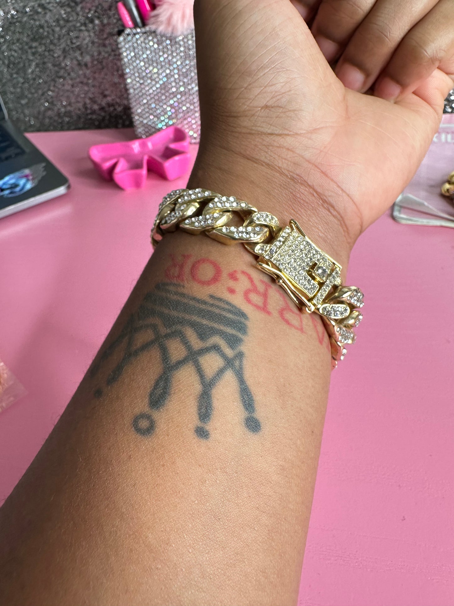 Thick Cuban bracelet