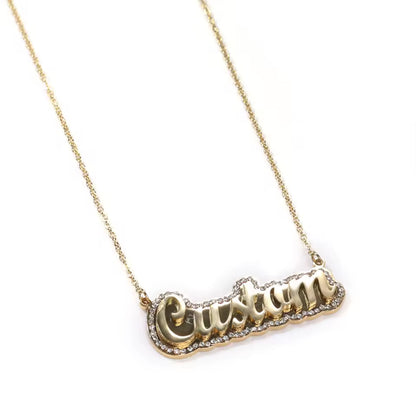 Icy custom nameplate