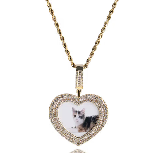 Heart Baguette Photo