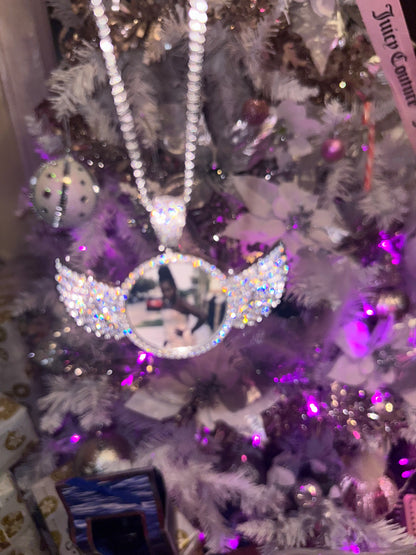 Angel photo pendant