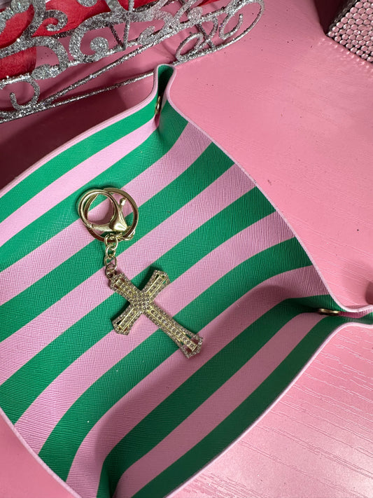 Cross keychain