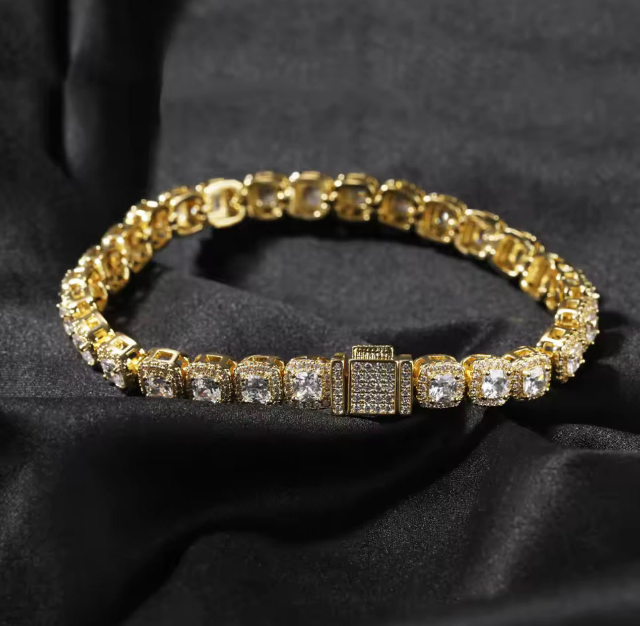 7mm Icy Cluster Bracelet