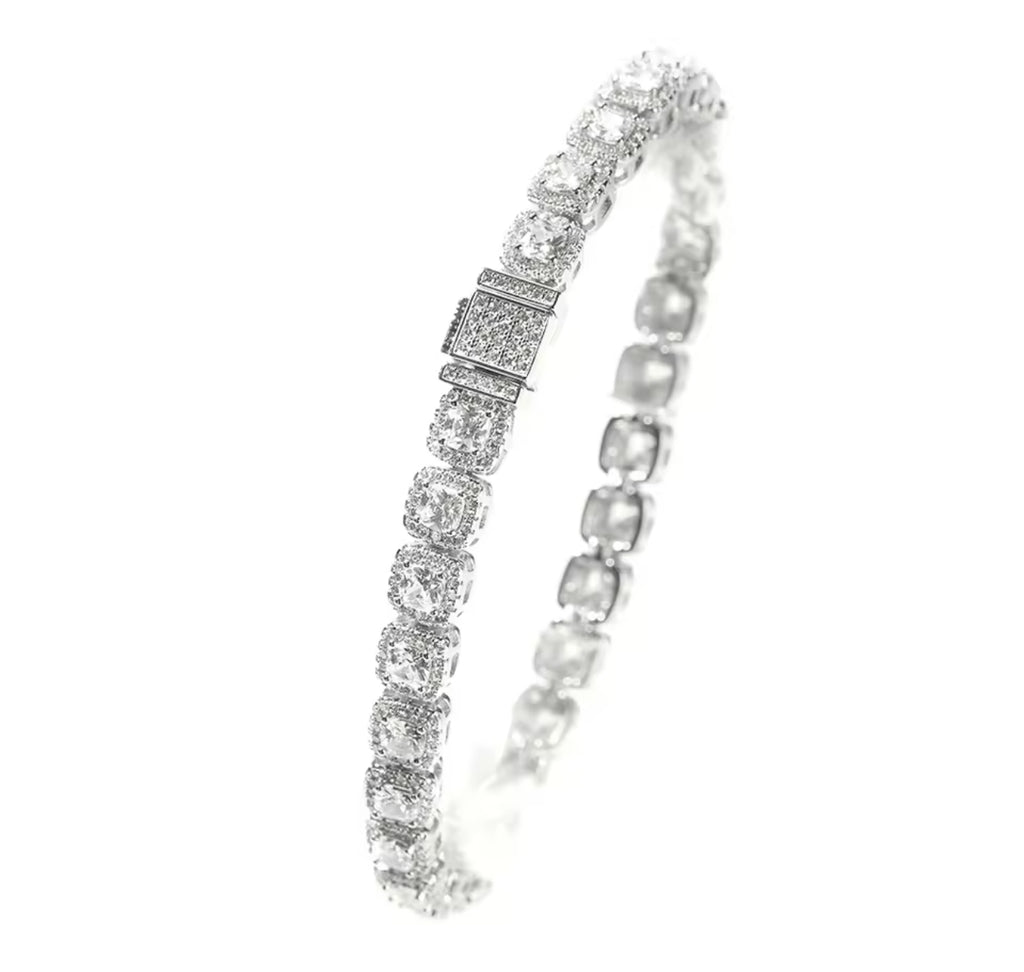 7mm Icy Cluster Bracelet