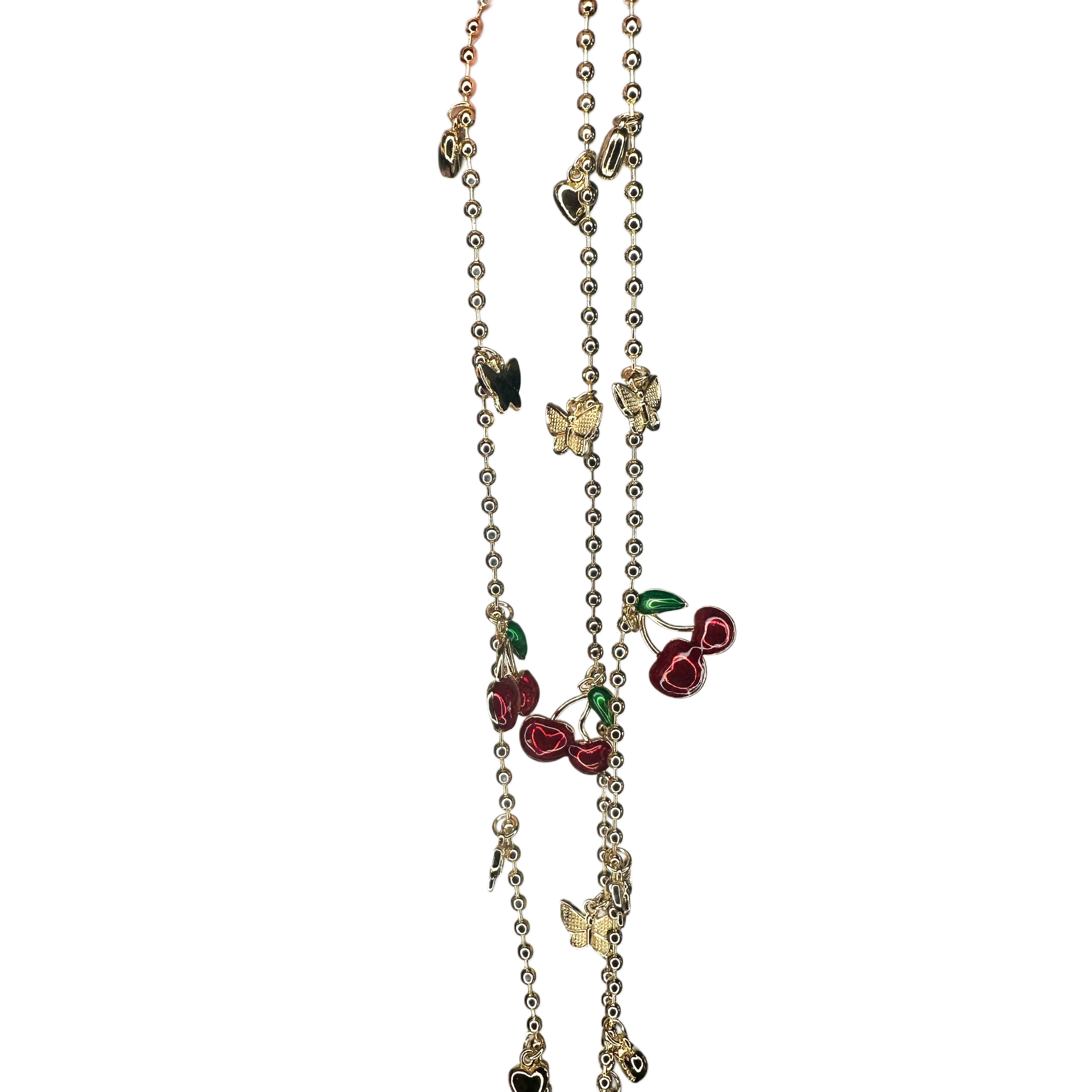 Cherry blossom anklet
