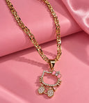 Bling Bling Kitty Necklace