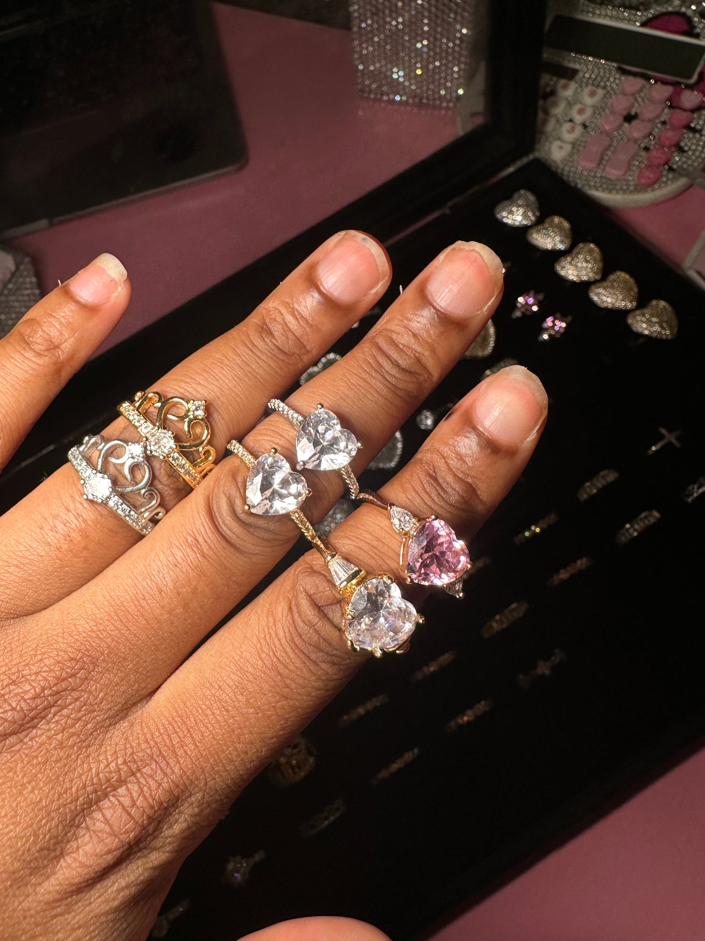 2pc size 6 rings
