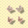 Garden butterfly studs