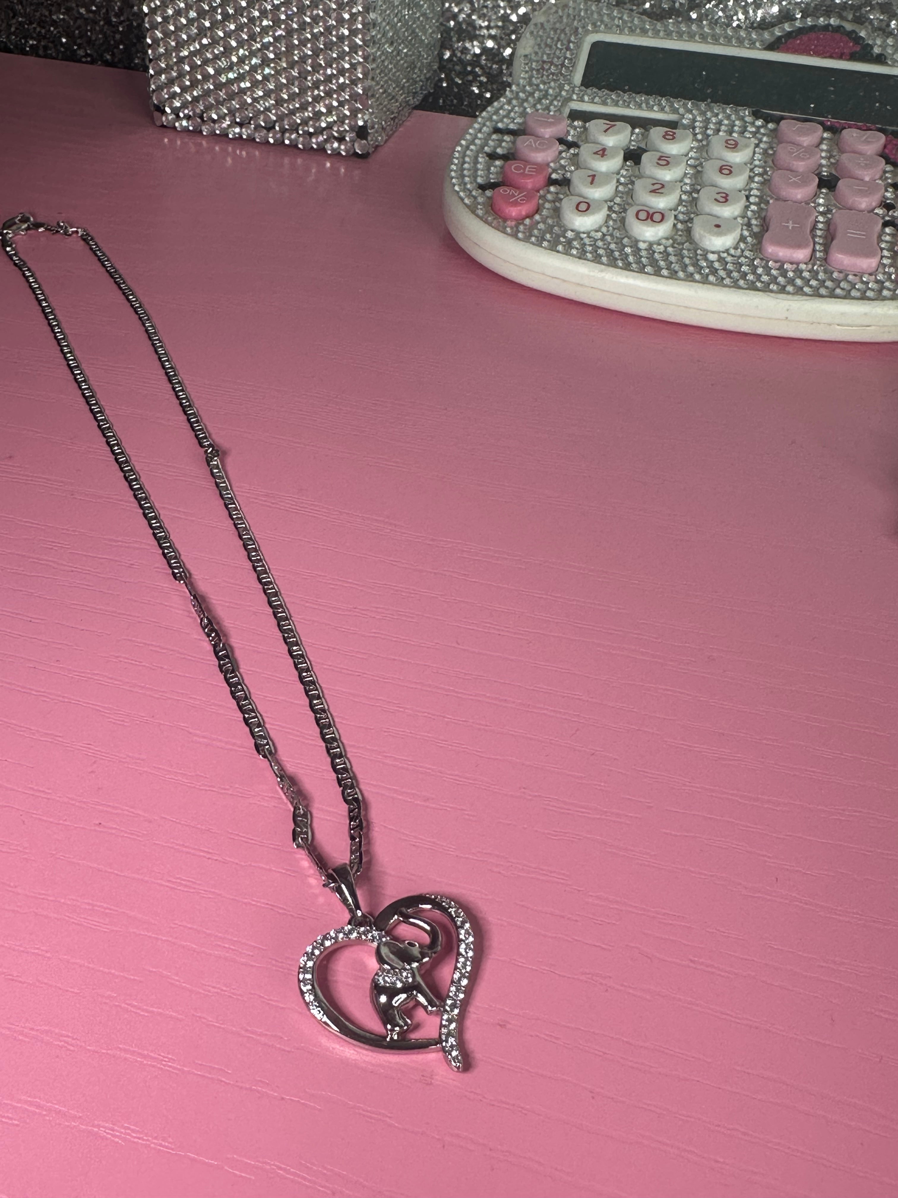 Baby silver elephant