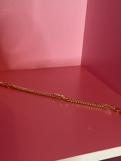 twisted gold anklet