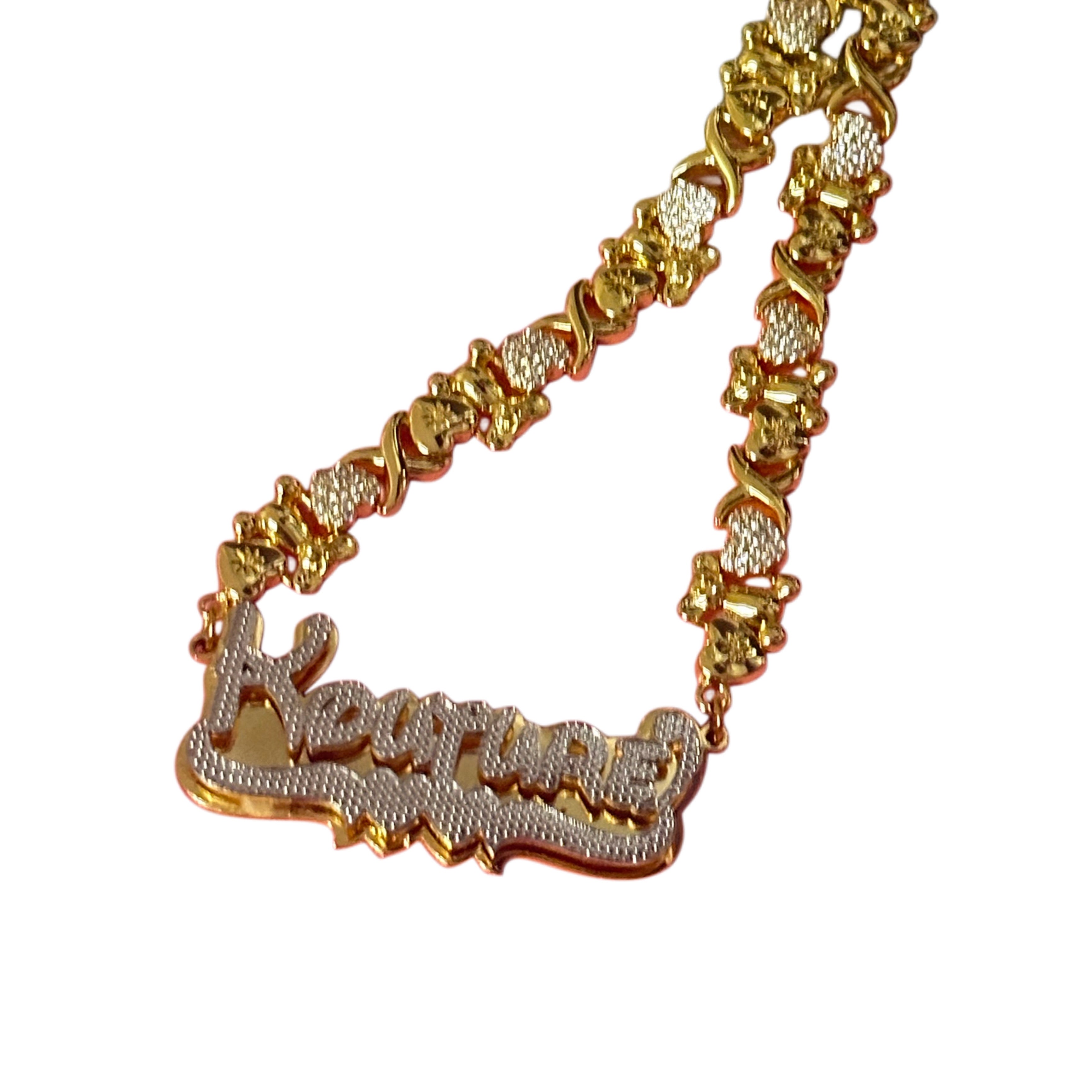 Bear xo 3d name plate