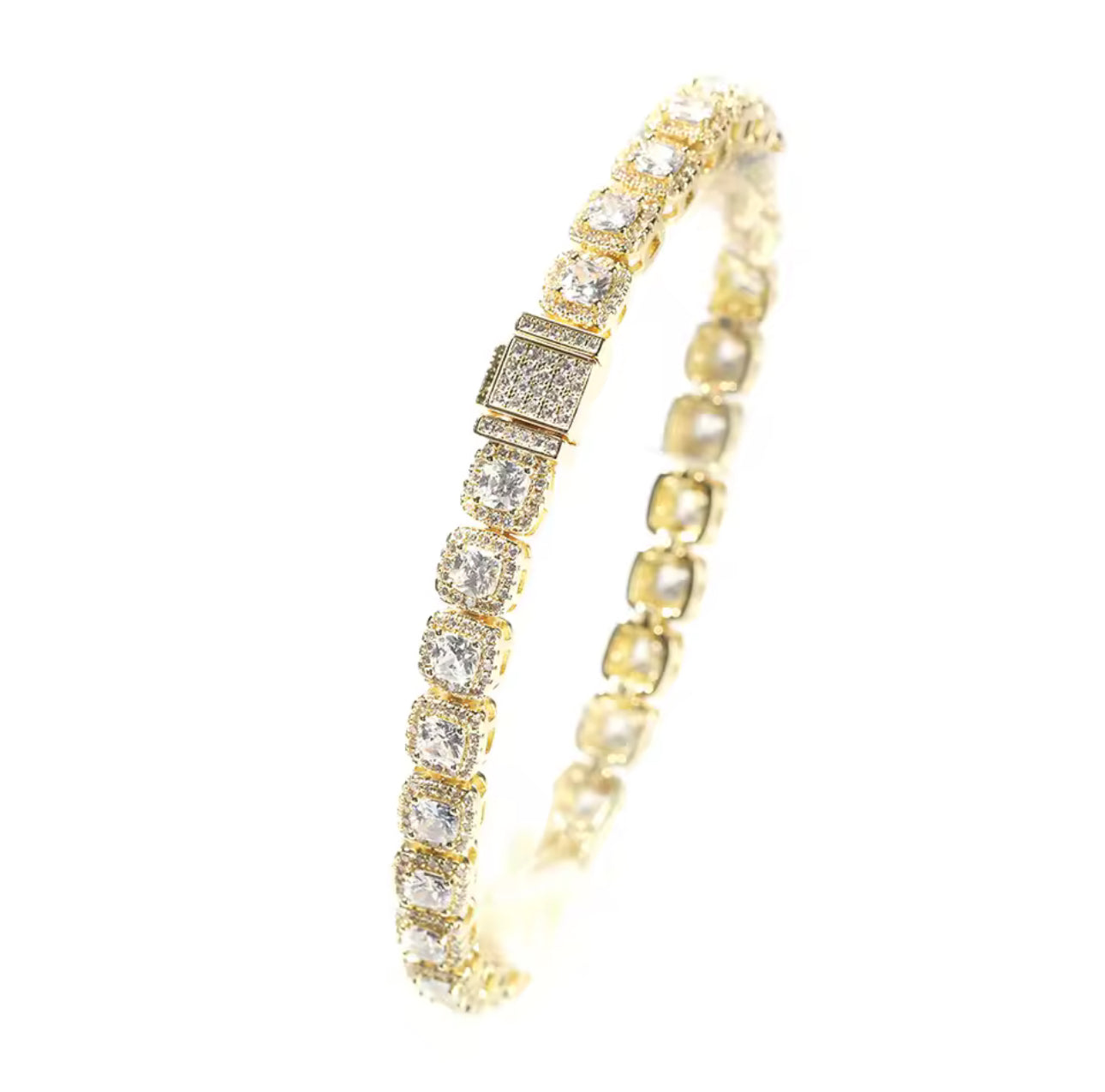 7mm Icy Cluster Bracelet