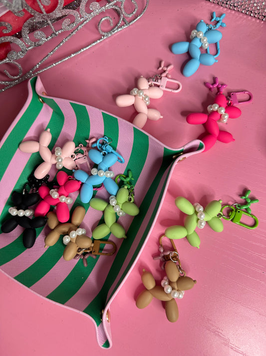 Ballon dog keychain