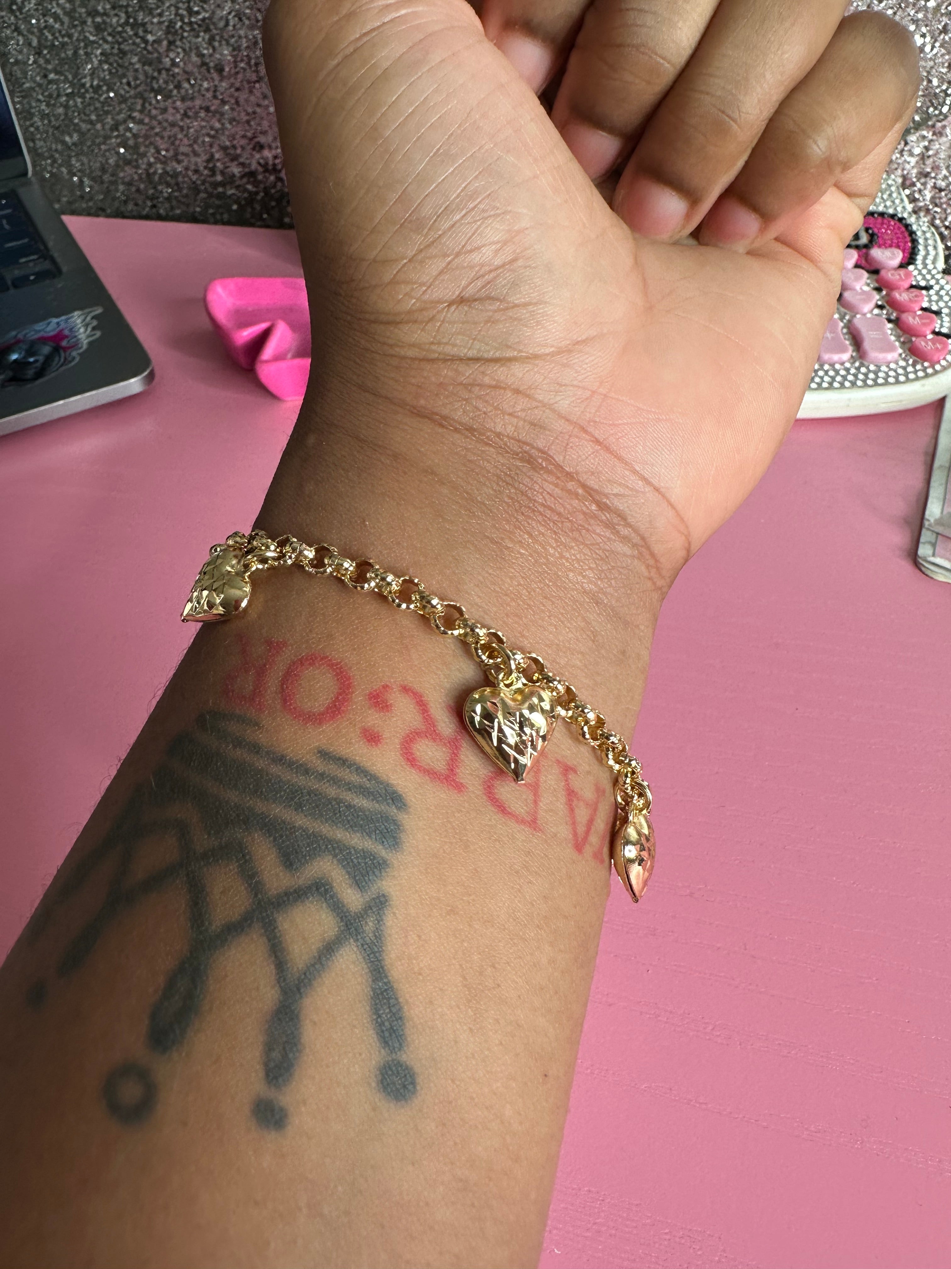 Cali heart bracelet