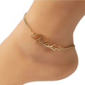 Custom Name anklet