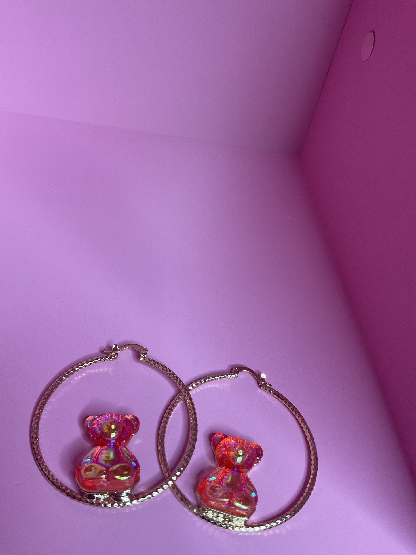 red gummy bear hoops