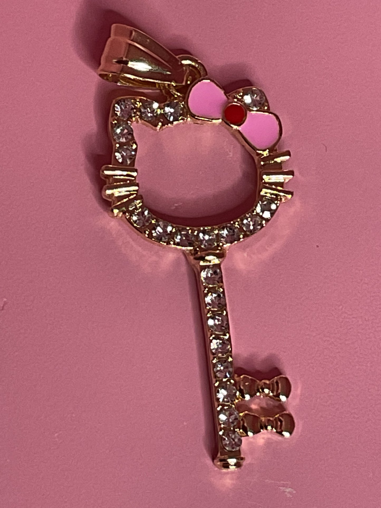 kitty key pendant