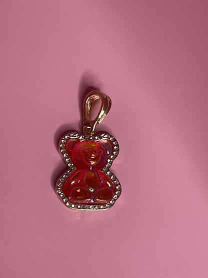 red gummy bear pendant