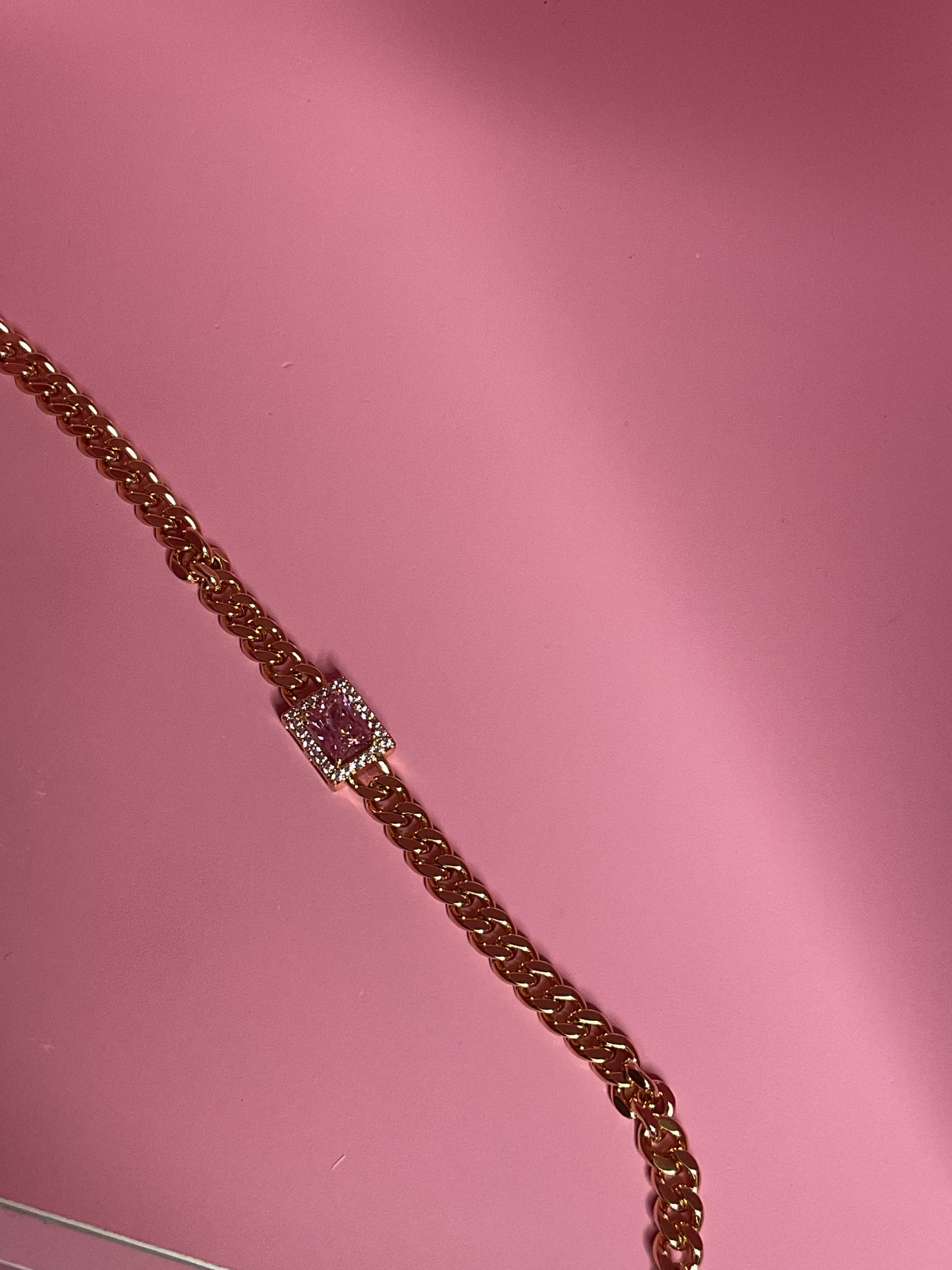 pink icy bracelet