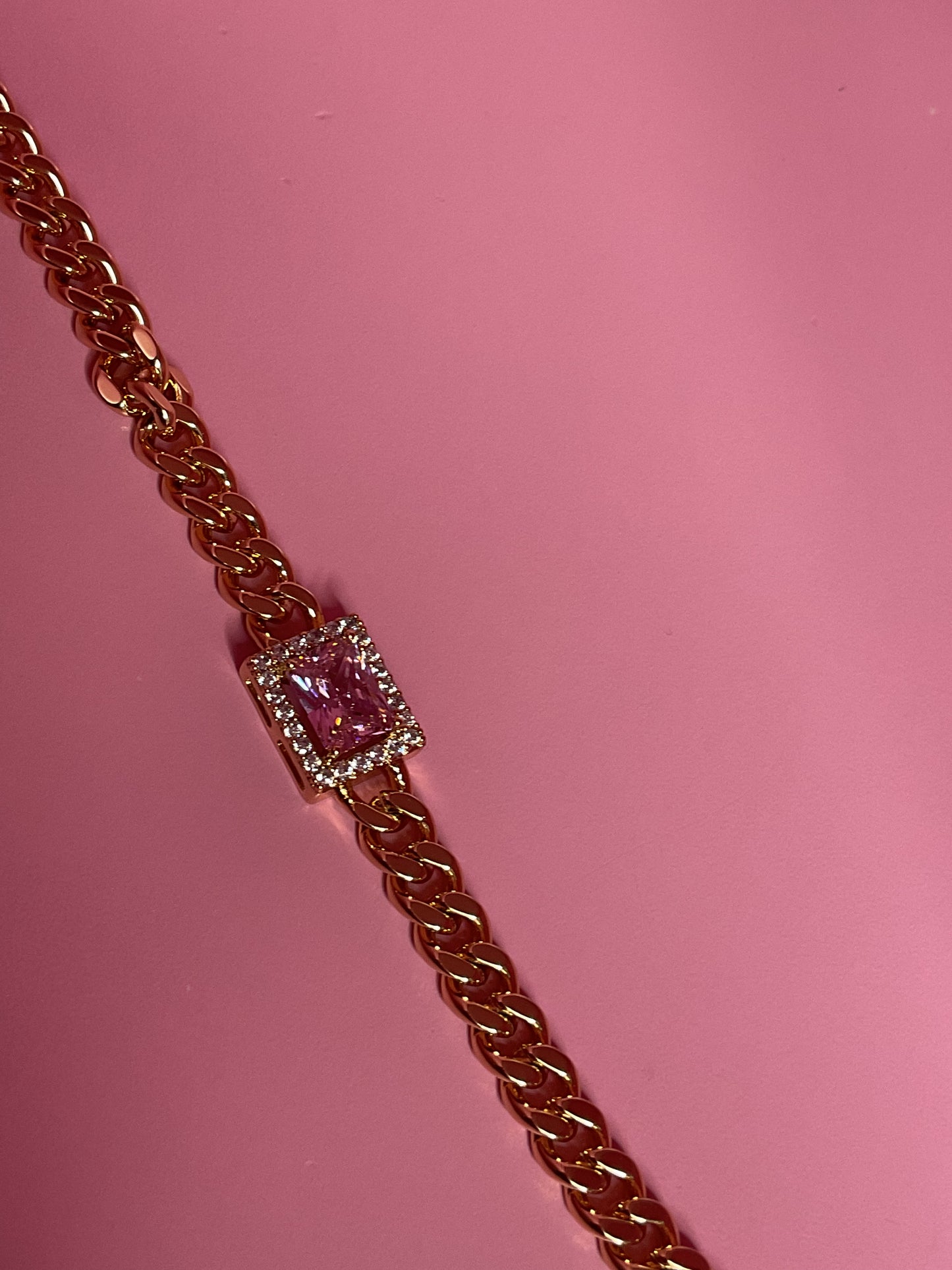 pink icy bracelet